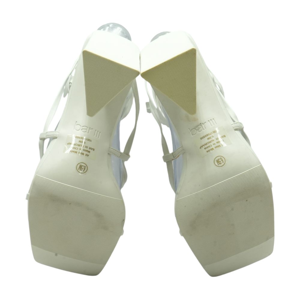 White Block Heels
